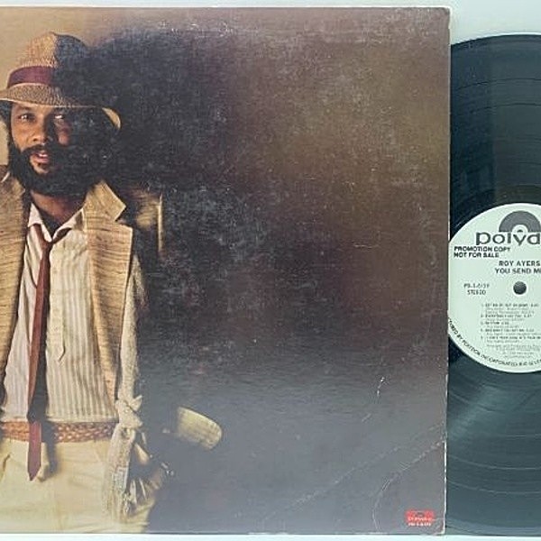 レコードメイン画像：白プロモ 良好!! USオリジナル ROY AYERS You Send Me ('78 Polydor) 専用インナー完品 ダンス・クラシック Can't You See Me? ほか