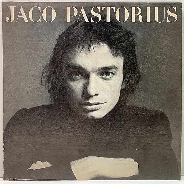 レコードメイン画像：美盤!! PE規格 US初期プレス JACO PASTORIUS [S.T] 1st ソロ・デビュー作品 (Epic PE 33949) ジャコ・パストリアスの肖像 LP