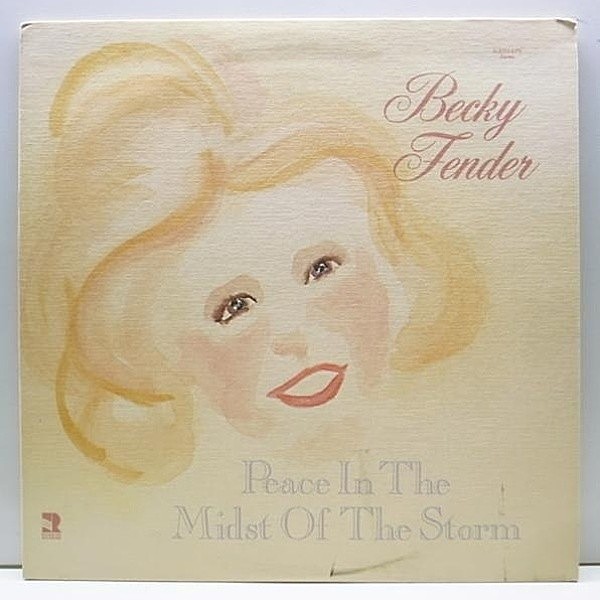 レコードメイン画像：美盤!! USオリジナル BECKY FENDER Peace In The Midst Of The Storm ('79 Rainbow) MINOR SWEET GOSPEL SOUL