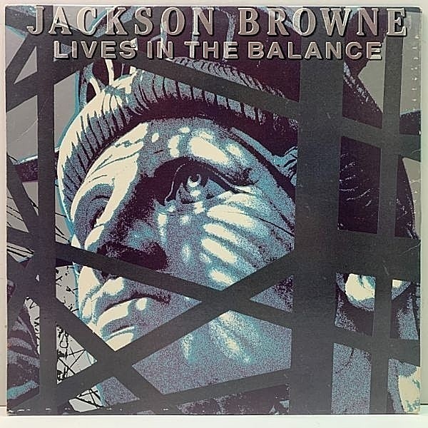 レコードメイン画像：美盤!! TML刻印 USオリジナル JACKSON BROWNE Lives In The Balance ('86 Asylum) ストレートなロック・サウンド！ジャクソン・ブラウン LP