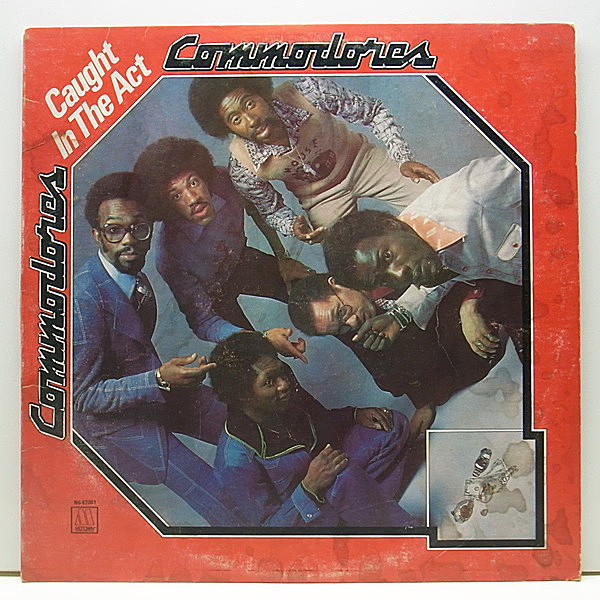 レコードメイン画像：USオリジナル COMMODORES Caught In The Act / LP / DISCO FUNK