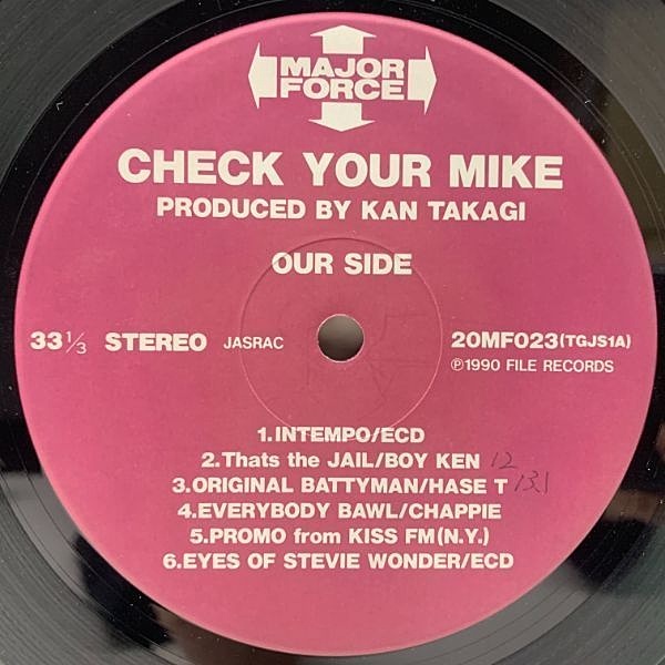 VARIOUS / Check Your Mike (LP) / Major Force | WAXPEND RECORDS