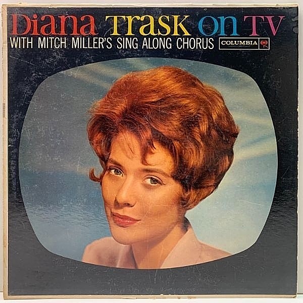 レコードメイン画像：プロモ MONO 美盤!! 6eye USオリジナル DIANA TRASK On TV ('61 Columbia CL 1705) チャーミングな歌姫、ダイアナ・トラスク LP
