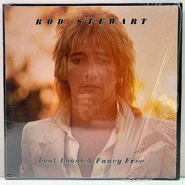 レコードメイン画像：シュリンク美品!! 初版パームツリー USオリジナル ROD STEWART Foot Loose & Fancy Free ('77 Warner) 明日へのキック・オフ LP