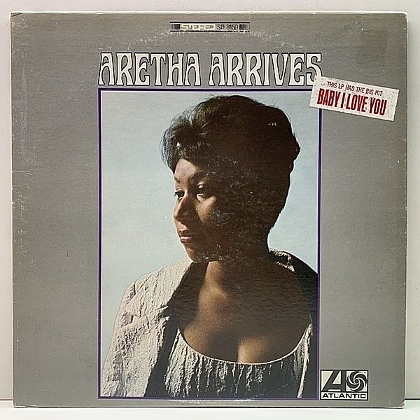 レコードメイン画像：レアな美盤!! 初版 3色ラベ USオリジナル ARETHA FRANKLIN Aretha Arrives ('67 Atlantic) Satisfaction, Baby, I Love You ほか