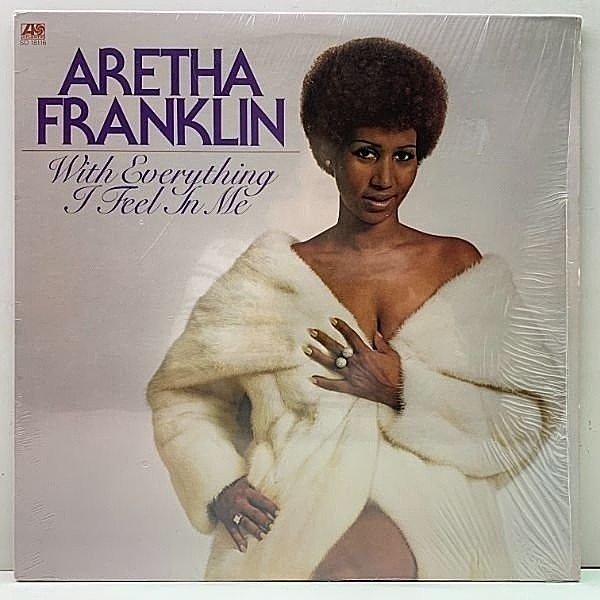 レコードメイン画像：シュリンク付き美品!! 初版 Wマーク無し USオリジナル ARETHA FRANKLIN With Everything I Feel In Me ('74 Atlantic) ARIF MARDIN prod.
