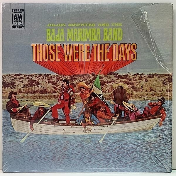 レコードメイン画像：シュリンク極美品!! USオリジナル JULIUS WECHTER & THE BAJA MARIMBA BAND Those Were The Days ('68 A&M) Flyin' High 収録