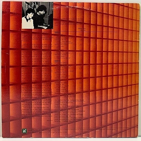 完オリ MONO 深溝 RUTH PRICE with RICHE KAMUCA SHELLY MANNE