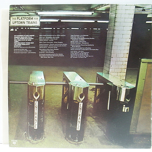 BILLY JOEL / Turnstiles (LP) / Columbia | WAXPEND RECORDS