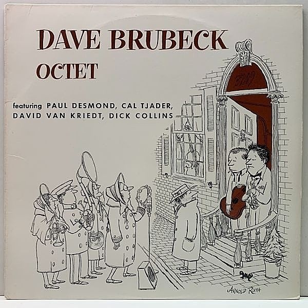 レコードメイン画像：良好!! DAVE BRUBECK OCTET [Distinctive Rhythm Instrumentals / Fantasy 3-3] バーコード無し 米OJCリイシュー Lp