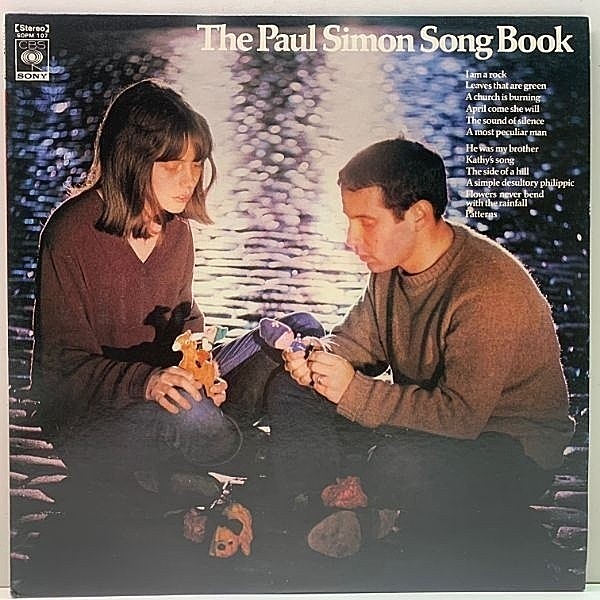 レコードメイン画像：美品 PAUL SIMON The Paul Simon Song Book ポール・サイモン・ソング・ブック Lp 渡英の際にギター1本で弾き語りを綴った初のソロ1st