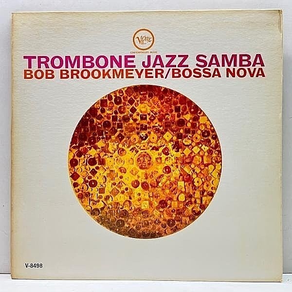 レコードメイン画像：良好!! プロモ MONO USオリジナル BOB BROOKMEYER Trombone Jazz Samba / Bossa Nova ('62 Verve) w/ Jim Hall, Jimmy Raney