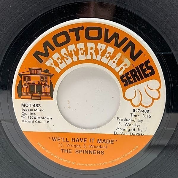 SPINNERS / It's A Shame / We'll Have It Made (7) / Motown