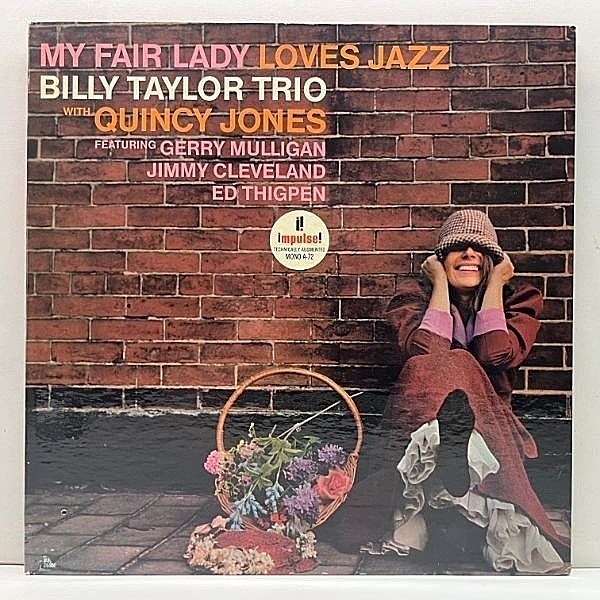 レコードメイン画像：【人気ジャケット】MONO VANGELDER刻印 橙ツヤ BILLY TAYLOR TRIO My Fair Lady Loves Jazz (Impulse A-72) With QUINCY JONES