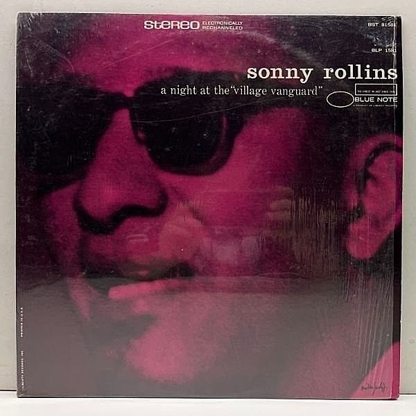 レコードメイン画像：シュリンク美品!! US 60s LIBERTYプレス SONNY ROLLINS A Night At The Village Vanguard (Blue Note BST 81581) ソニー・ロリンズ 名盤