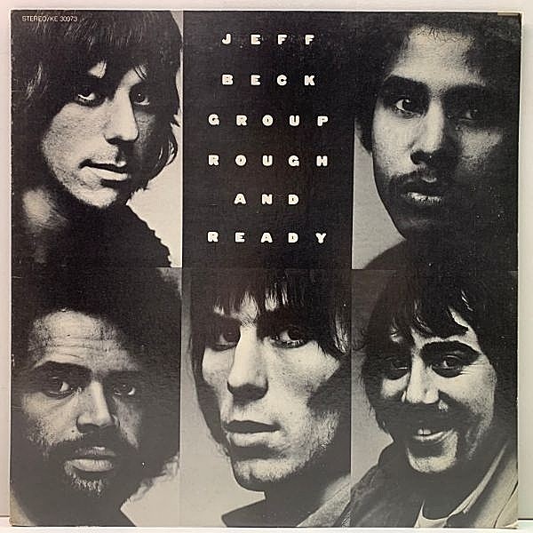 レコードメイン画像：美品 KE規格 US初期プレス JEFF BECK GROUP Rough And Ready ('71 Epic) 第二期 新生ジェフ・ベック・グループの第一弾