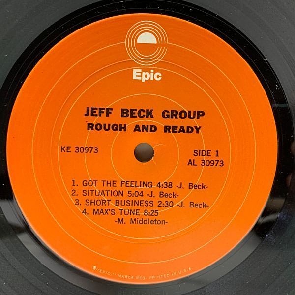 JEFF BECK / Rough And Ready (LP) / Epic | WAXPEND RECORDS