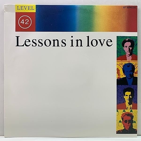 レコードメイン画像：良好!! USオリジナル LEVEL 42 Lessons In Love ('87 Polydor) LARRY LEVANプレイ WALLY BADAROU prod. 哀愁 GARAGE CLASSIC