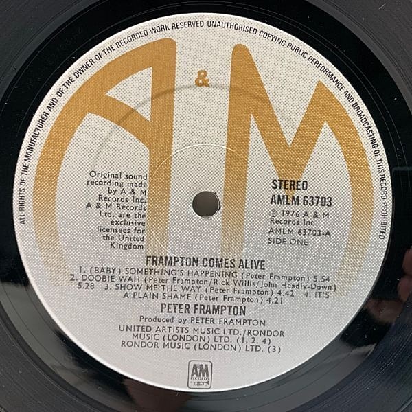 PETER FRAMPTON / Frampton Comes Alive! (LP) / A&M | WAXPEND RECORDS