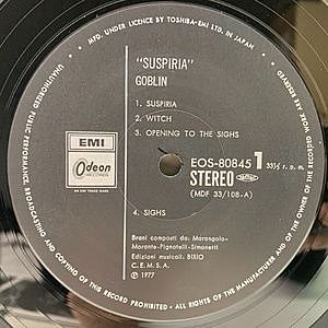 GOBLIN / Suspiria (LP) / Odeon | WAXPEND RECORDS GOBLIN / Suspiria (LP) / Odeon | WAXPEND RECORDS