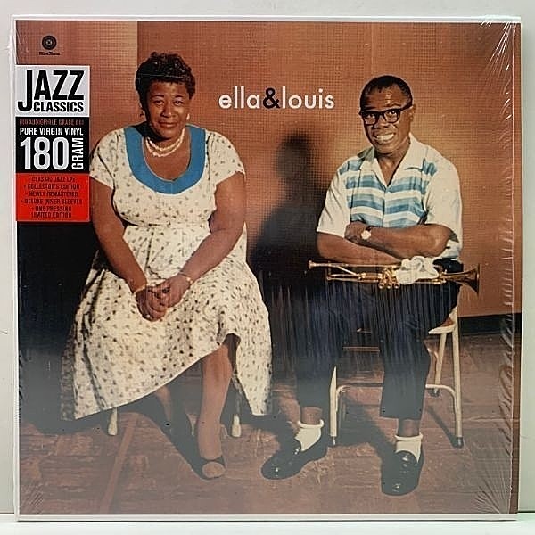 レコードメイン画像：シュリンク美品 180g 重量盤 ELLA FITZGERALD & LOUIS ARMSTRONG Ella And Louis (Ltd. リマスター Pure Virgin Vinyl) 最っ高の名盤！