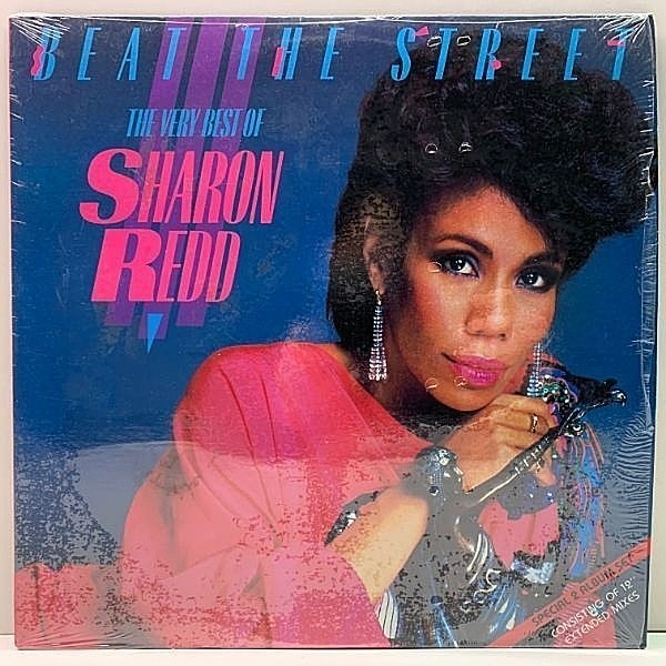 レコードメイン画像：【Megamixを含むCAオンリーの2枚組】極美品!! SHARON REDD [Best] Beat The Street (Prelude) Can You Handle It, In The Name Of Love 他