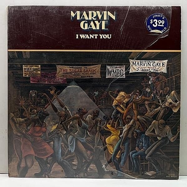 レコードメイン画像：シュリンク良好!! USオリジ MARVIN GAYE I Want You ('76 Tamla) JAY-Z サンプリング LEON WARE prod. || DAVID T. WALKER, DENNIS COFFEY