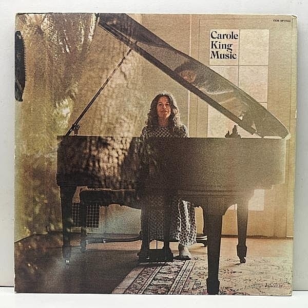 レコードメイン画像：美品!! 厚紙歌詞シート完品 USオリジナル CAROLE KING Music ('71 Ode SP-77013) w/ Danny Kootch, James Taylor ほか 米 初回プレス LP