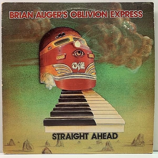 レコードメイン画像：USオリジナル 初版Dynaflex 橙ラベル BRIAN AUGER'S OBLIVION EXPRESS Straight Ahead ('74 RCA) ブライアン・オーガー 前進 名作 Lp