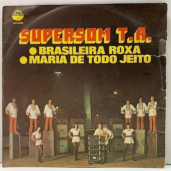 レコードメイン画像：レアな良好盤!! LP未収録 シングルオンリー Braオリジナル SUPER SOM T.A. Brasileira Roxa ('72 Fermata) MPB, Samba 真骨頂 [Supersom]