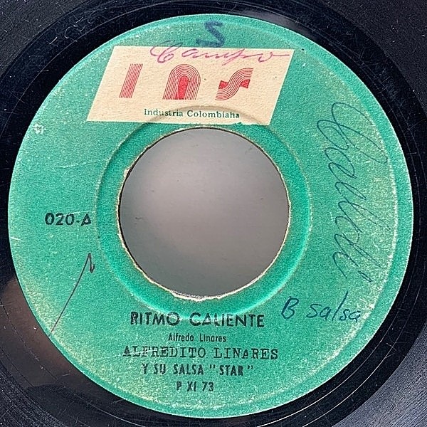 レコードメイン画像：入手難!! 激レア・シングル ALFREDO LINARES Y SU SALSA STAR Ritmo Caliente / Soul And Feeling ('73 INS) 洗練ヘヴィ・ラテン 金字塔！