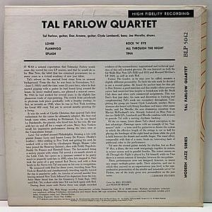 TAL FARLOW / Tal Farlow Quartet (10) / Blue Note | WAXPEND