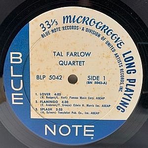 Tal Farlow/Tal/米Verve初期盤/Mono Tal Farlow/Tal/米Verve初期盤/Mono TAL FARLOW