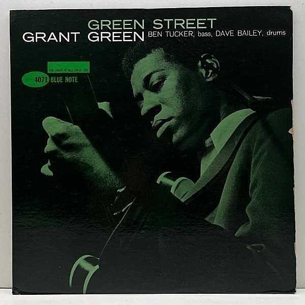 レコードメイン画像：Rare!! オリジナル【MONO/深溝/NEWYORK/RVG/耳】GRANT GREEN Green Street (Blue Note BLP 4071) w/ Ben Tucker, Dave Bailey