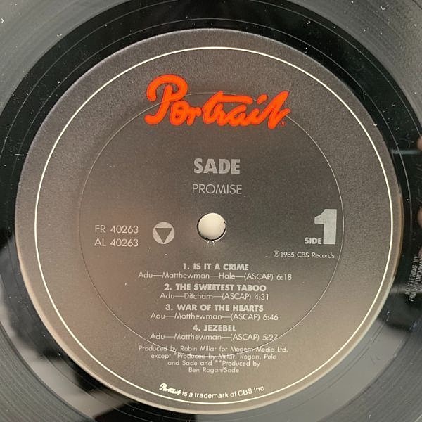 LP SADE PROMISE シャーデー　ソウル