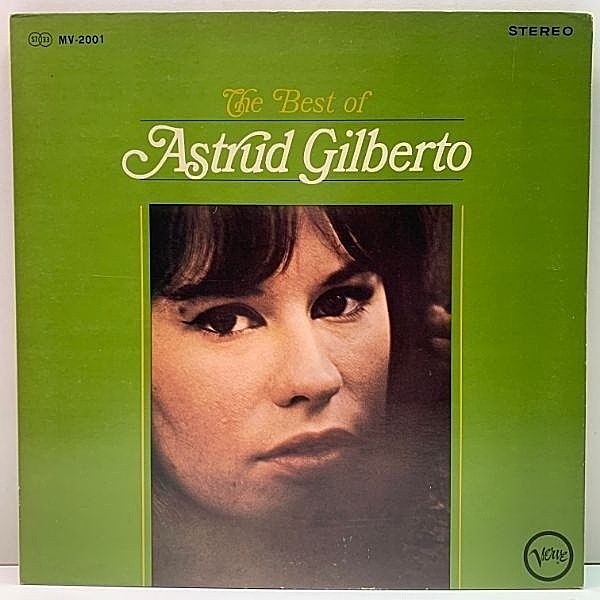 レコードメイン画像：美品 ASTRUD GILBERTO The Best Of ～ (Verve) STAN GETZ & JOAO GILBERTOとの共演など名唱のオンパレード！JPN Lp 解説 ピンナップ冊子