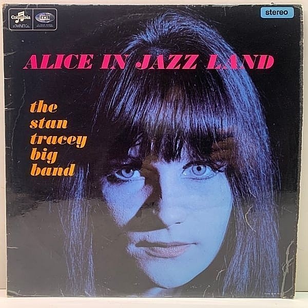 レコードメイン画像：【w./Tubby Hayes, Ronnie Scott】両マト1 美盤!! UKオリジナル STAN TRACEY BIG BAND Alice In Jazz Land ('66 Columbia) コーティングJK