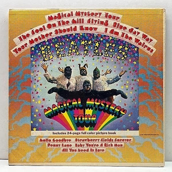 レコードメイン画像：激レア!美盤!【MONO】初版 虹ラベル USオリジナル THE BEATLES Magical Mystery Tour ('67 Capitol) 米 モノラル 冊子・全ページあり LP