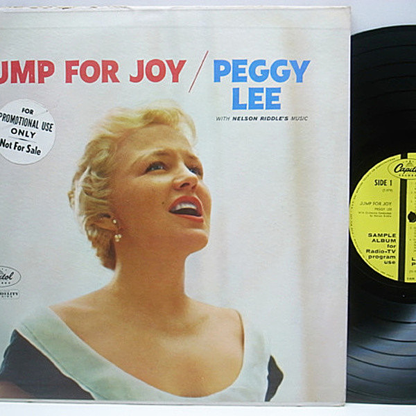 レコードメイン画像：MONO プロモ!! PEGGY LEE Jump For Joy '58年 スタンダード好盤!