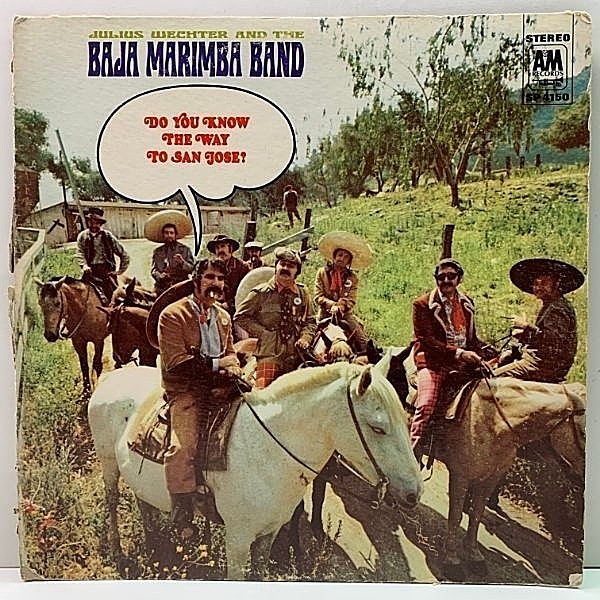 レコードメイン画像：【I Say A Little Prayer カヴァー】USオリジナル JULIUS WECHTER & THE BAJA MARIMBA BAND Do You Know The Way To San Jose? ('68 A&M)