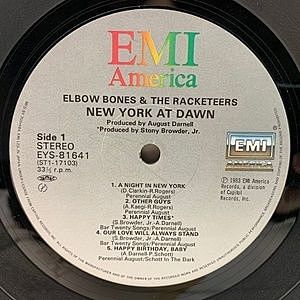 ELBOW BONES & THE RACKETEERS / New York At Dawn (LP) / EMI