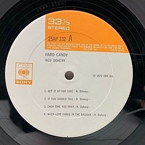 NED DOHENY / Hard Candy (LP) / CBS・Sony | WAXPEND RECORDS
