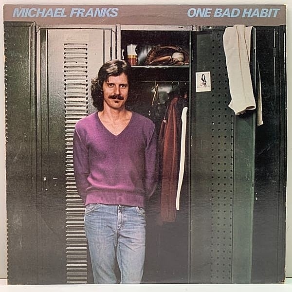 レコードメイン画像：【AOR大名盤】良好!! USオリジナル 初版 横縞ボーダー MICHAEL FRANKS One Bad Habit ('80 Warner Bros.) Eric Gale, Eddie Gomezらが参加