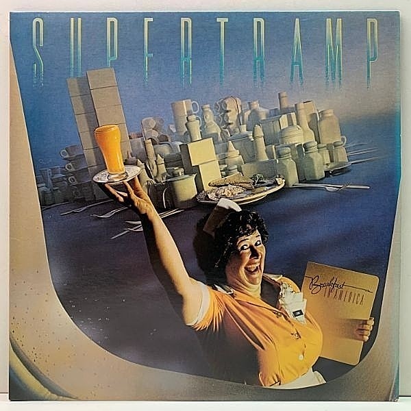 レコードメイン画像：極美品!! 初版カスタムLbl. Trumpet[画]刻印 USオリジナル SUPERTRAMP Breakfast In America ('79 A&M) スーパートランプ初の米チャート1位