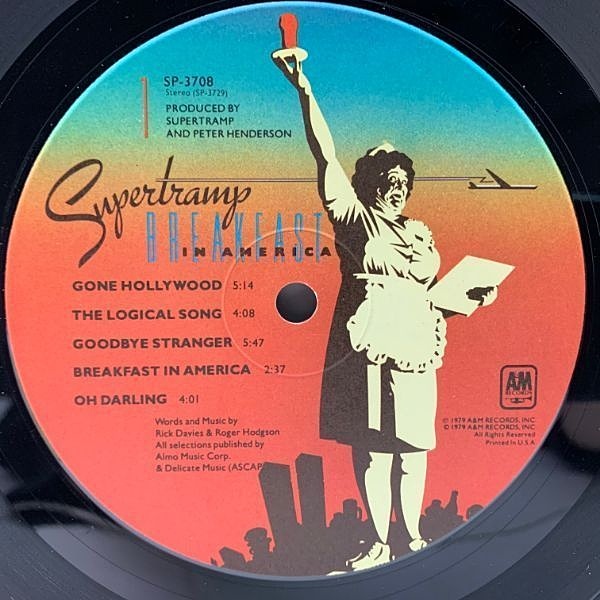 SUPERTRAMP / Breakfast In America (LP) / A&M | WAXPEND RECORDS