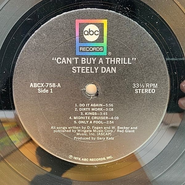STEELY DAN / Can't Buy A Thrill (LP) / ABC | WAXPEND RECORDS