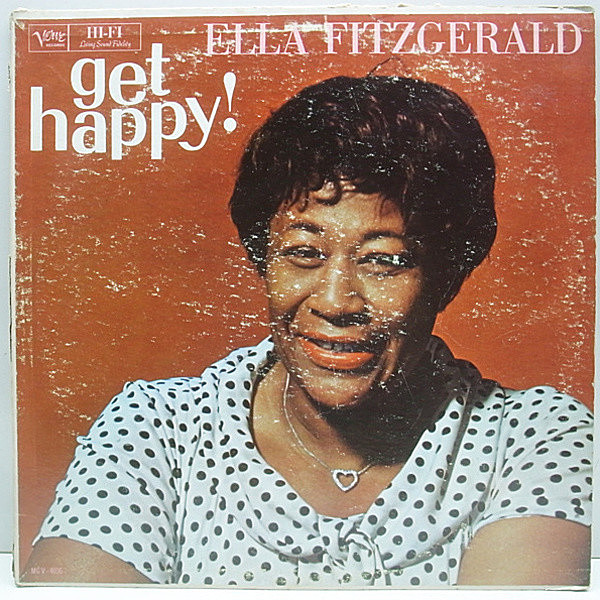 レコードメイン画像：エラの未発表集!! '59年 MONO Orig. ELLA FITZGERALD Get Happy
