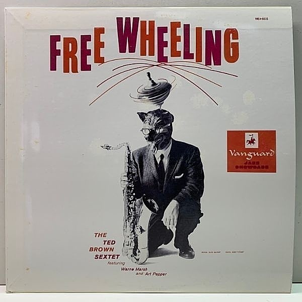 レコードメイン画像：【w./ART PEPPER】極美盤!! TED BROWN Free Wheeling (Vanguard KIJJ-2066) Warne Marsh, Ronnie Ball, Ben Tucker, Jeff Morton