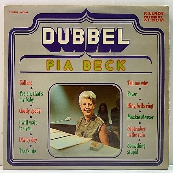 レコードメイン画像：【好演を28曲綴った大充実の2LP】蘭オンリー GFコーティング PIA BECK Dubbel ('75 Telstar) Pia In Torremolinos Live, Flying Dutchess