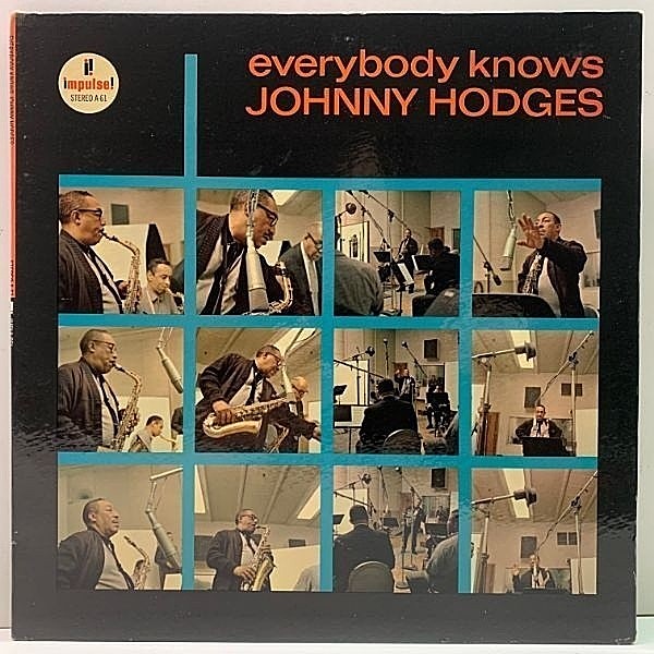レコードメイン画像：USオリジナル VANGELDER刻印 橙ラベル JOHNNY HODGES Everybody Knows ('64 Impulse AS-61) Jimmy Hamilton, Cat Anderson, Ray Nance ほか
